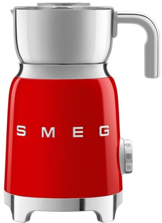 کف ساز شیر اسمگ ایتالیا مدل SMEG MFF11RDEU | رنگ قرمز | طراحی کلاسیک و عملکرد کم‌ صدا برای نوشیدنی‌های حرفه‌ای